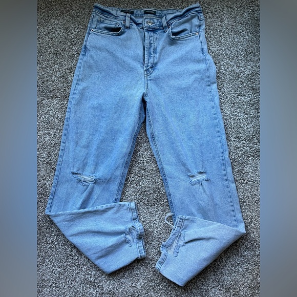 Wild Fable 90’s high rise straight size 10 gently used acid wash - Picture 1 of 5